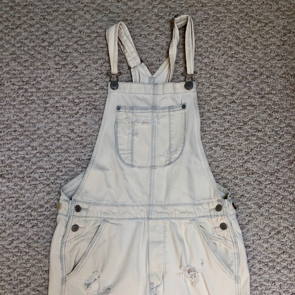 American Eagle Jean Short Overalls